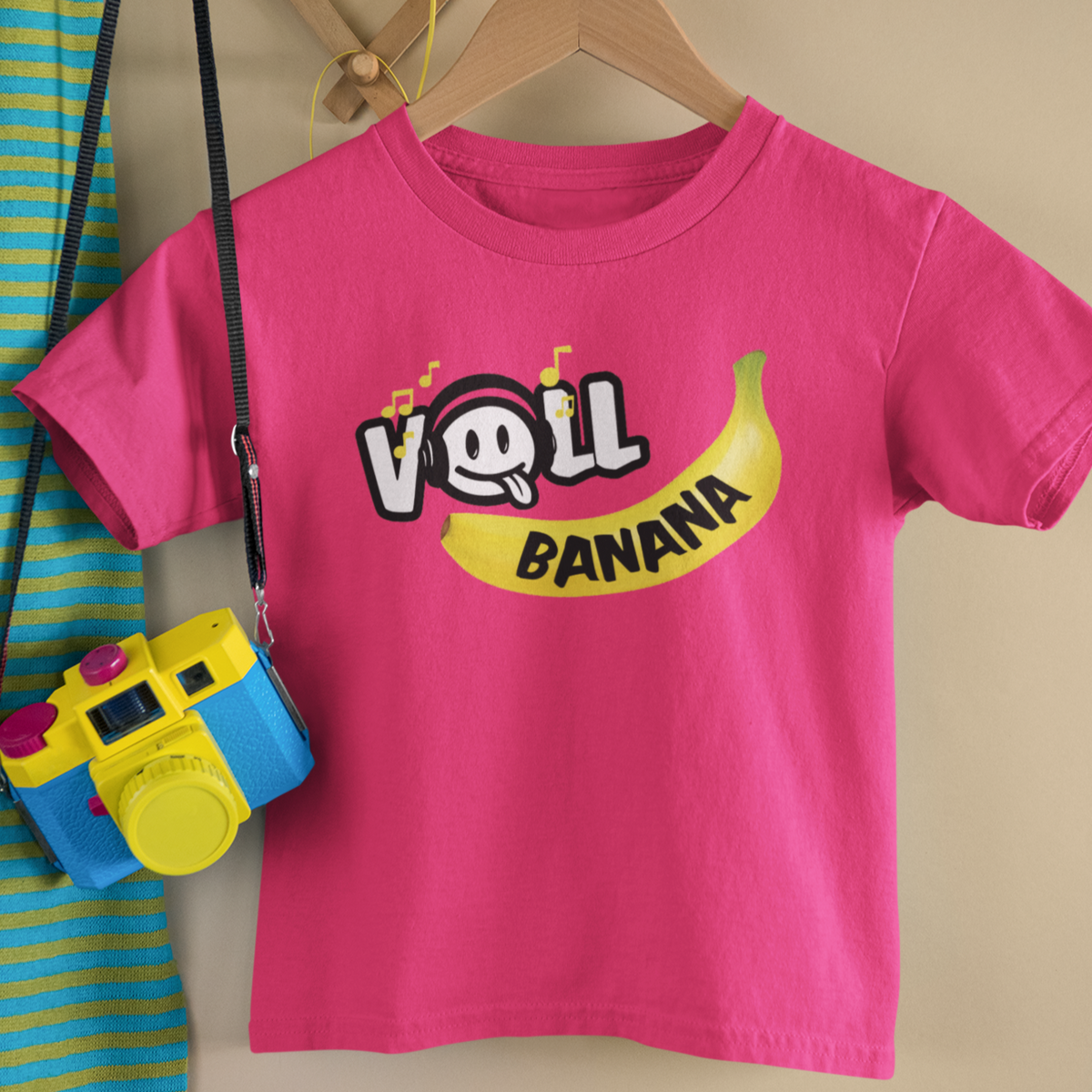 T-Shirt &quot;Voll Banana&quot; Pink