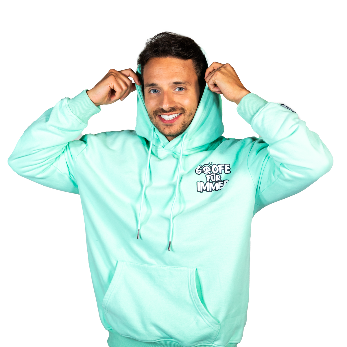 Pulli für die Grosse - Schwarz / Weiss / Türkis